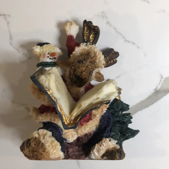 🎄 Encore Christmas Moose w/Book 97254 "Night Before Christmas" Tree 3.5" EUC - Picture 2 of 5